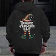 I'm The Science Teacher Elf Family Matching Group Christmas Men Zip Up Hoodie Back Print, Science Teacher Gifts, funny design