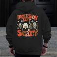 Inclusion Isn't Scary SLP Sped Teacher Halloween Men Zip Up Hoodie Back Print, funny design Inclusion Isn't Scary SLP Sped Teacher Halloween Men Zip Up Hoodie Back Print, funny design