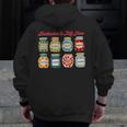 Inclusion Is My Jam Special Education Teacher Autism Men Zip Up Hoodie Back Print, funny design