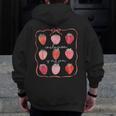 Inclusion Is My Jam Special Education Teacher Autism SPED Men Zip Up Hoodie Back Print, funny design