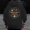 Instructional Coach Back To School Teacher Men Zip Up Hoodie Back Print, funny design Instructional Coach Back To School Teacher Men Zip Up Hoodie Back Print, funny design