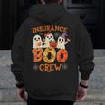 Insurance Boo Crew Halloween Spooky Costume Teacher Men Zip Up Hoodie Back Print, funny design Insurance Boo Crew Halloween Spooky Costume Teacher Men Zip Up Hoodie Back Print, funny design