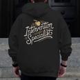 Intervention Teacher Intervention Specialist Men Zip Up Hoodie Back Print, funny design Intervention Teacher Intervention Specialist Men Zip Up Hoodie Back Print, funny design