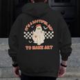 It's A Bootiful Day To Make Art Halloween Art Teacher Men Zip Up Hoodie Back Print, funny design