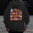 It's A Bootiful Day For Learning Cute Teacher Halloween Men Zip Up Hoodie Back Print, funny design It's A Bootiful Day For Learning Cute Teacher Halloween Men Zip Up Hoodie Back Print, funny design