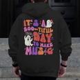 It's a Bootiful Day To Make Music Halloween Music Teacher Men Zip Up Hoodie Back Print, funny design It's a Bootiful Day To Make Music Halloween Music Teacher Men Zip Up Hoodie Back Print, funny design