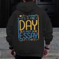 It's A Fine Day To Write An Essay Class English Teacher Men Zip Up Hoodie Back Print, English Teacher Gifts, funny design It's A Fine Day To Write An Essay Class English Teacher Men Zip Up Hoodie Back Print, English Teacher Gifts, funny design