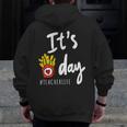 It's Fry Day Teacher Life Men Zip Up Hoodie Back Print, funny design It's Fry Day Teacher Life Men Zip Up Hoodie Back Print, funny design