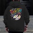 It's A Good Day To Make Some Art Artist Drawing Teacher Men Zip Up Hoodie Back Print, funny design