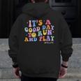 Its A Good Day To Run And Play PE Teacher Must Have Men Zip Up Hoodie Back Print, Pe Teacher Gifts, funny design Its A Good Day To Run And Play PE Teacher Must Have Men Zip Up Hoodie Back Print, Pe Teacher Gifts, funny design