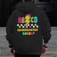 Kindergarten ABCD Rocks Teacher Student Back To School Men Zip Up Hoodie Back Print, funny design
