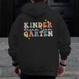 Kindergarten Dream Team Teacher Back To School Men Zip Up Hoodie Back Print, funny design