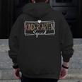 Kindergarten Squad Teachers Kids Kindergarten Back To School Men Zip Up Hoodie Back Print, funny design Kindergarten Squad Teachers Kids Kindergarten Back To School Men Zip Up Hoodie Back Print, funny design