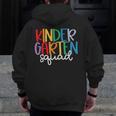 Kindergarten Squad Team Crew Teacher Back To School Men Zip Up Hoodie Back Print, funny design Kindergarten Squad Team Crew Teacher Back To School Men Zip Up Hoodie Back Print, funny design