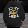 Kindergarten Teacher First Day Of Kinder Back To School Men Zip Up Hoodie Back Print, funny design Kindergarten Teacher First Day Of Kinder Back To School Men Zip Up Hoodie Back Print, funny design