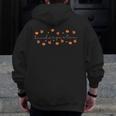 Kindergarten Teacher Pumpkin Autumn Leaves Kinder Team Fall Men Zip Up Hoodie Back Print, funny design Kindergarten Teacher Pumpkin Autumn Leaves Kinder Team Fall Men Zip Up Hoodie Back Print, funny design