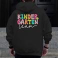 Kindergarten Team Teacher Back To School Kindergarten Squad Men Zip Up Hoodie Back Print, funny design