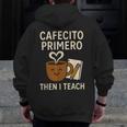 Latina Teacher Bilingual Educator Spanish Heritage Empower Men Zip Up Hoodie Back Print, funny design Latina Teacher Bilingual Educator Spanish Heritage Empower Men Zip Up Hoodie Back Print, funny design