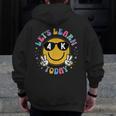 Lets Learn Today Shirt Smile Face 4K Teacher Back To School Men Zip Up Hoodie Back Print, funny design Lets Learn Today Shirt Smile Face 4K Teacher Back To School Men Zip Up Hoodie Back Print, funny design
