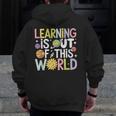 Learning Is Out Of This World Space Teacher Cute Groovy Men Zip Up Hoodie Back Print, Groovy Teacher Gifts, funny design Learning Is Out Of This World Space Teacher Cute Groovy Men Zip Up Hoodie Back Print, Groovy Teacher Gifts, funny design