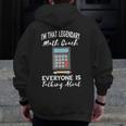 Legendary Math Coach Mathematics Calculator Math Teacher Men Zip Up Hoodie Back Print, funny design Legendary Math Coach Mathematics Calculator Math Teacher Men Zip Up Hoodie Back Print, funny design
