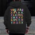 You Are Letters Alphabet Learn ABCs Inspiration Teacher Life Men Zip Up Hoodie Back Print, funny design You Are Letters Alphabet Learn ABCs Inspiration Teacher Life Men Zip Up Hoodie Back Print, funny design
