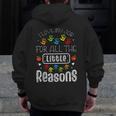 I Love My Job For All The Little Reasons Kid Daycare Teacher Men Zip Up Hoodie Back Print, funny design I Love My Job For All The Little Reasons Kid Daycare Teacher Men Zip Up Hoodie Back Print, funny design