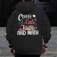 I Love Math Cats And Coffee Heart Mathematics Teacher Men Zip Up Hoodie Back Print, funny design I Love Math Cats And Coffee Heart Mathematics Teacher Men Zip Up Hoodie Back Print, funny design