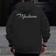 Madame French Teachers T-Shirt Men Zip Up Hoodie Back Print, funny design Madame French Teachers T-Shirt Men Zip Up Hoodie Back Print, funny design