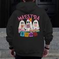 Maestra Pantasmas Conchas Teacher Mexican Halloween Men Zip Up Hoodie Back Print, funny design Maestra Pantasmas Conchas Teacher Mexican Halloween Men Zip Up Hoodie Back Print, funny design