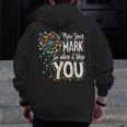 Make Your Mark Dandelion Happy Dot Day Shirts Teacher Kids Men Zip Up Hoodie Back Print, funny design Make Your Mark Dandelion Happy Dot Day Shirts Teacher Kids Men Zip Up Hoodie Back Print, funny design