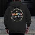 Master Teacher Appreciation Week Back To School Men Zip Up Hoodie Back Print, funny design Master Teacher Appreciation Week Back To School Men Zip Up Hoodie Back Print, funny design