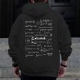 Mastering Essential Calculus Formulas Math Genius Teacher Men Zip Up Hoodie Back Print, funny design Mastering Essential Calculus Formulas Math Genius Teacher Men Zip Up Hoodie Back Print, funny design