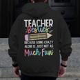 Matching Teachers Last Day Of School Teacher Besties Men Zip Up Hoodie Back Print, funny design Matching Teachers Last Day Of School Teacher Besties Men Zip Up Hoodie Back Print, funny design