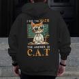 I Did The Math The Answer Is Cats Math Cat Teacher Men Zip Up Hoodie Back Print, funny design I Did The Math The Answer Is Cats Math Cat Teacher Men Zip Up Hoodie Back Print, funny design