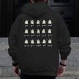 Math Dance Ghost Halloween Spooky Cute Ghost Math Teacher Men Zip Up Hoodie Back Print, funny design Math Dance Ghost Halloween Spooky Cute Ghost Math Teacher Men Zip Up Hoodie Back Print, funny design