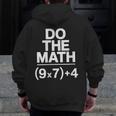 Do The Math Equation Thanksgiving Teacher 67 Six Seven 6 7 Men Zip Up Hoodie Back Print, funny design Do The Math Equation Thanksgiving Teacher 67 Six Seven 6 7 Men Zip Up Hoodie Back Print, funny design