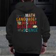 Math Language History Reading Science Music Teacher Men Zip Up Hoodie Back Print, History Teacher Gifts, Science Teacher Gifts, funny design Math Language History Reading Science Music Teacher Men Zip Up Hoodie Back Print, History Teacher Gifts, Science Teacher Gifts, funny design