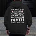 Math Teacher Christmas Mathematics Teacher Men Zip Up Hoodie Back Print, funny design Math Teacher Christmas Mathematics Teacher Men Zip Up Hoodie Back Print, funny design