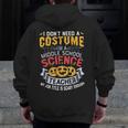 Middle School Science Teacher Halloween Costume For Men Women Men Zip Up Hoodie Back Print, Science Teacher Gifts, funny design Middle School Science Teacher Halloween Costume For Men Women Men Zip Up Hoodie Back Print, Science Teacher Gifts, funny design