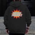 Mission Possible Motivational Inspirational School Teacher Men Zip Up Hoodie Back Print, funny design Mission Possible Motivational Inspirational School Teacher Men Zip Up Hoodie Back Print, funny design