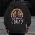 Multilingual Squad Multilingual Teacher Appreciation Kids Men Zip Up Hoodie Back Print, funny design Multilingual Squad Multilingual Teacher Appreciation Kids Men Zip Up Hoodie Back Print, funny design