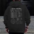 Music Theory Music Teacher Musician Learning School Men Zip Up Hoodie Back Print, funny design Music Theory Music Teacher Musician Learning School Men Zip Up Hoodie Back Print, funny design