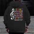 Music Teacher Kid National Hispanic Heritage Month Men Zip Up Hoodie Back Print, funny design
