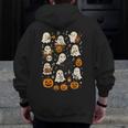 Music Teacher Orchestra Shirt Spooky Halloween Ghost Band Men Zip Up Hoodie Back Print, funny design Music Teacher Orchestra Shirt Spooky Halloween Ghost Band Men Zip Up Hoodie Back Print, funny design