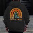 Music Teacher I Teach My Favorite Musicians Autumn Rainbow Men Women Men Zip Up Hoodie Back Print, funny design
