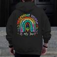Musical Teacher Teaching Music Is My Jam Rainbow Tie Dye Men Zip Up Hoodie Back Print, funny design Musical Teacher Teaching Music Is My Jam Rainbow Tie Dye Men Zip Up Hoodie Back Print, funny design