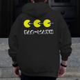 Nerdy Pac-Math Nom Retro Game Precalculus Math Teacher Men Zip Up Hoodie Back Print, funny design Nerdy Pac-Math Nom Retro Game Precalculus Math Teacher Men Zip Up Hoodie Back Print, funny design