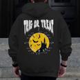 Nerdy Trig Or Treat Halloween Costume Math Teacher Men Zip Up Hoodie Back Print, funny design Nerdy Trig Or Treat Halloween Costume Math Teacher Men Zip Up Hoodie Back Print, funny design