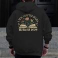 A New Chapter Begins Retired 2026 Teacher Retirement Men Zip Up Hoodie Back Print, funny design A New Chapter Begins Retired 2026 Teacher Retirement Men Zip Up Hoodie Back Print, funny design